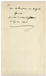Booker T. Washington Signed First Printing of His First Major Publication, ''The Future of the American Negro''
